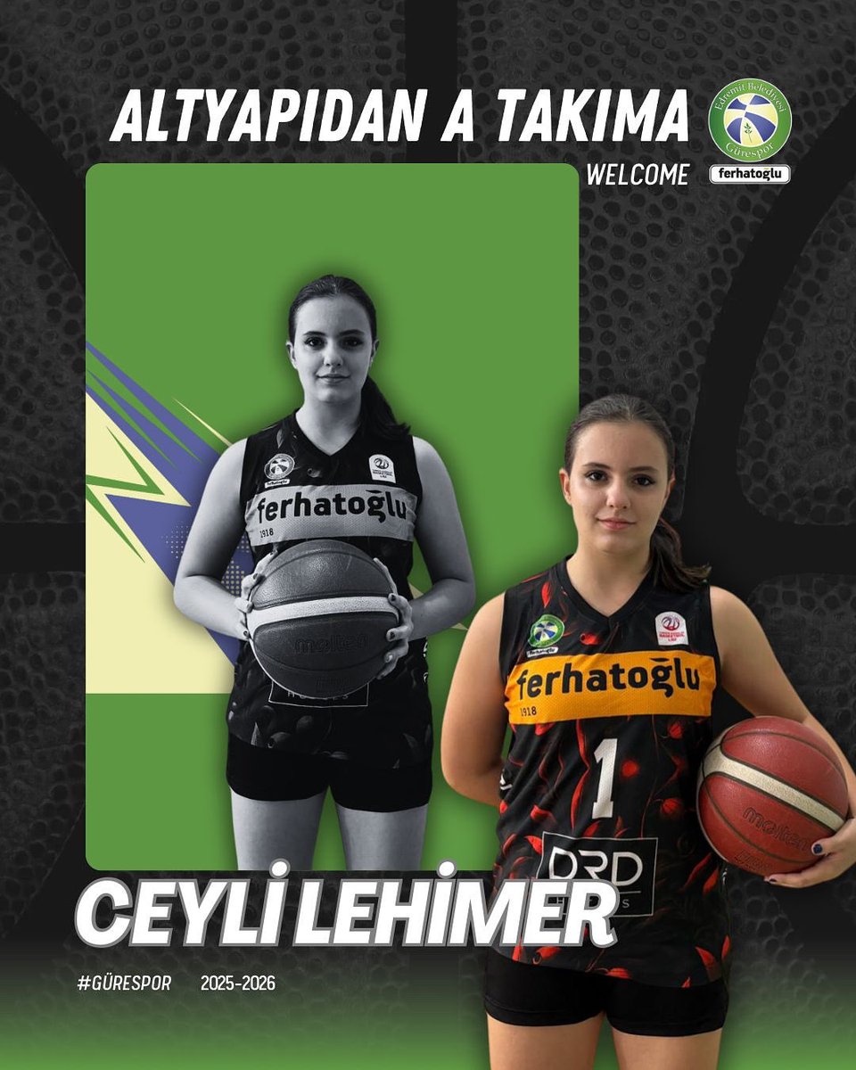 Altyapıdan A Takıma 🏀

Altyapımızdan yetişen 2009 doğumlu Ceylin Lehimer, artık A Takım kadromuzda! 💛💚

Altyapımızda gösterdiği performansla dikkat çeken genç sporcumuz, 2025-2026 sezonunda A Takım formasıyla sahada olacak.

Emek, inanç ve azminle gurur duyuyoruz. 👏🔥