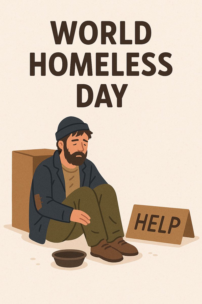 🌍 World Homeless Day  10th October

Today we stand together for those who have nowhere to call home.
Every person deserves safety, warmth, and dignity not just for a day, but every day.

At <a href="/hp_scotland/">Homeless Project Scotland 💜🏴󠁧󠁢󠁳󠁣󠁴󠁿</a> Homeless Project Scotland, our volunteers work 24/7 to provide food,