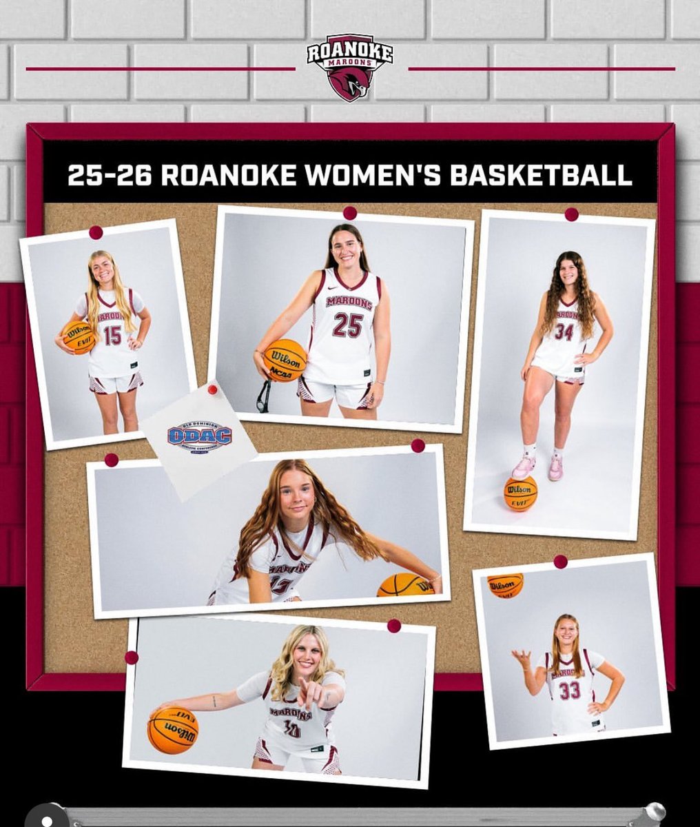Swipe to reveal ➡️ the 25-26 Roanoke Women’s Basketball Team! #WeGotUs🏀