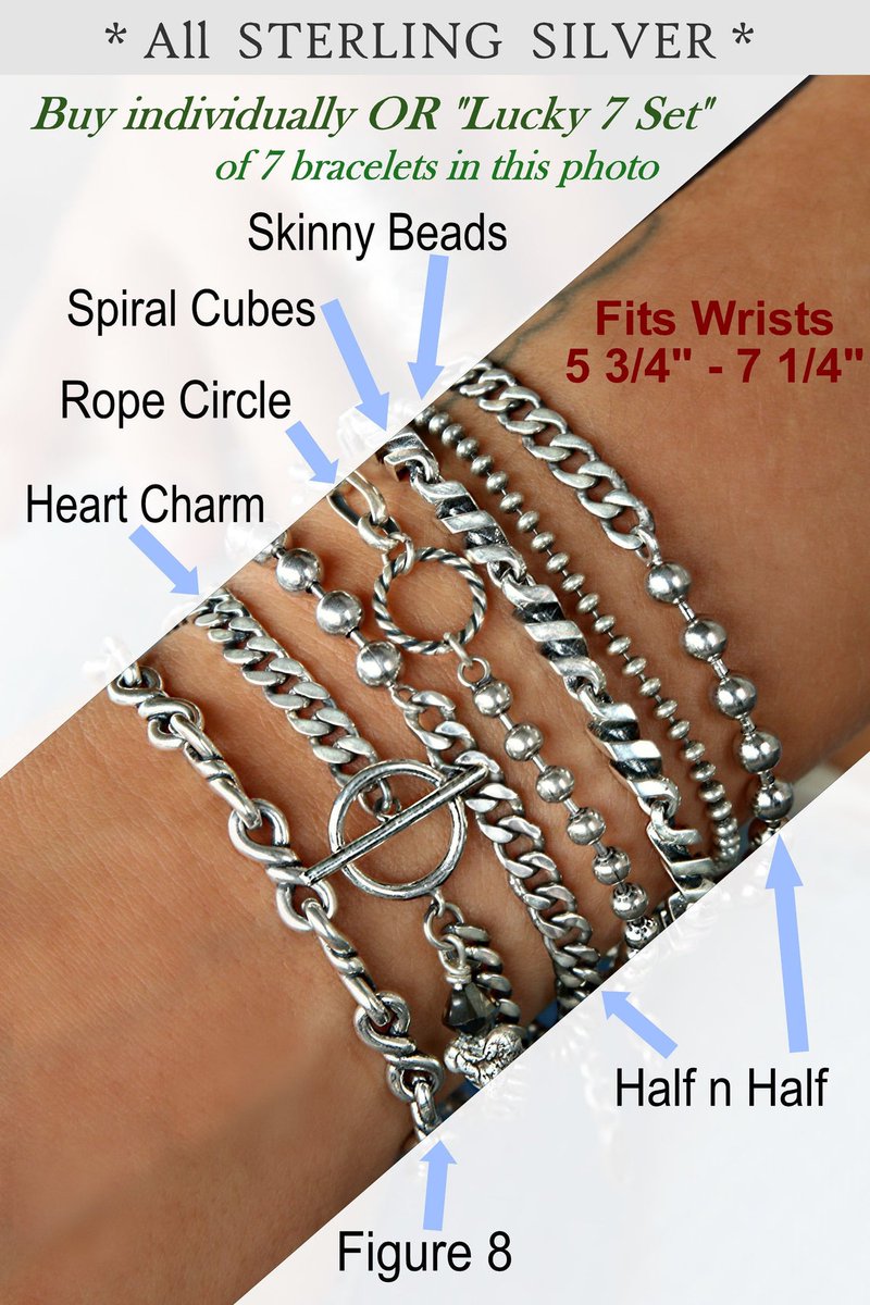 byhappygolicky's tweet image. ✨ Mix, match &amp;amp; stack your style! Choose ONE or the FULL SET of 14 sterling silver bracelets — and save up to 20% when you bundle. 💫 Perfect for layering that effortless boho look.

👉 happygolicky.etsy.com/listing/875877…

#BohoBracelets #StackingBracelets #SterlingSilverJewelry #LayeredLook