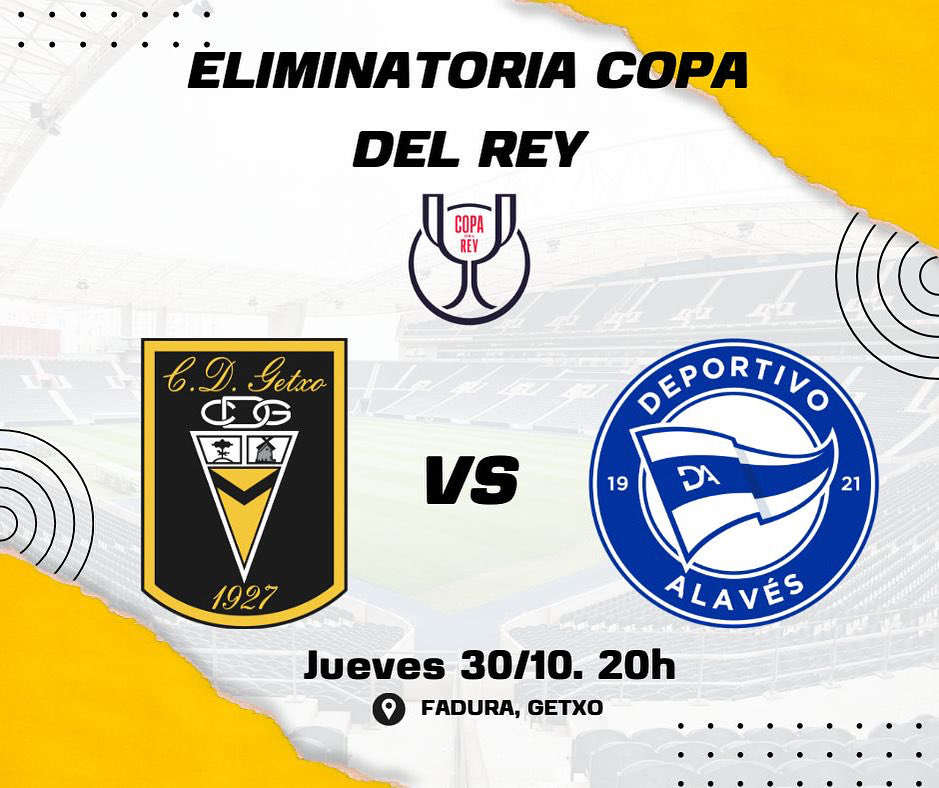 Ya tenemos fecha y hora para el partido de copa frente al <a href="/Alaves/">Deportivo Alavés</a> . Será el jueves día 30 a las 20 h en Fadura. Informaremos a la mayor brevedad posible la forma y fechas para comprar las entradas. Gracias por vuestra paciencia.