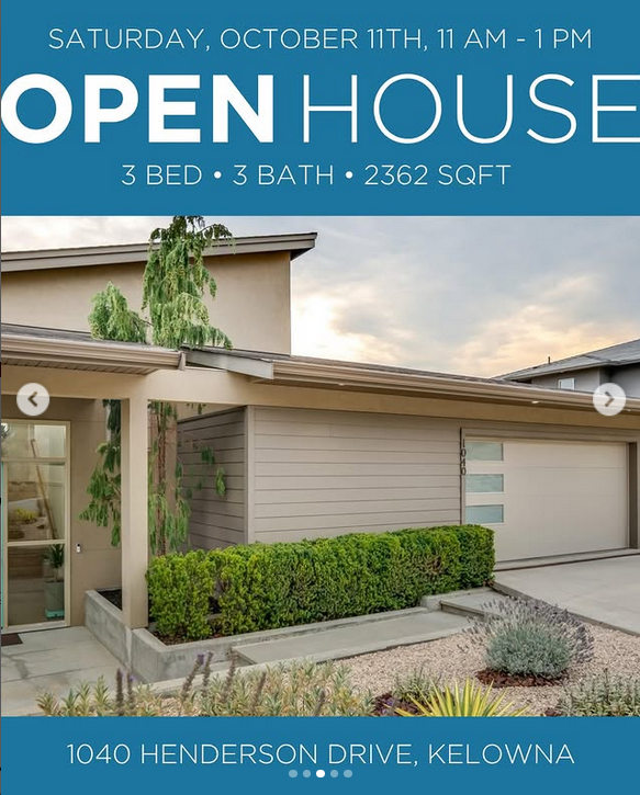 📢NEW LISTING - OPEN HOUSE
🏡 1040 Henderson Drive, Kelowna
3 🛏 | 3 🛁 | 2,362 sq ft | Contemporary View Home
⏰ 11 AM – 1 PM - Sat October 11
#Okanagan #KelownaHomes #KelownaRealEstate #OpenHouse #OkanaganHomes