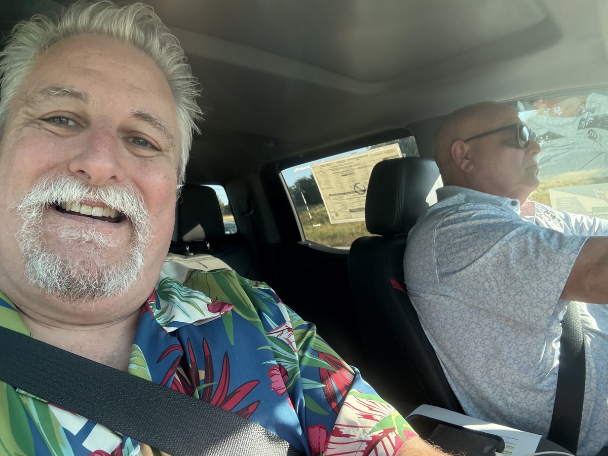 Phil headed to Texas in a 2025 Silverado RST with Seth!! From Bob Howard!