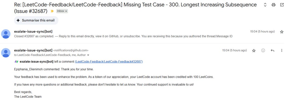 _Soumyadip_22's tweet image. Just got my first contribution merged on LeetCode!
Feels great to give back to the platform that taught me so much @LeetCode
#LeetCode #OpenSource #Coding #Developer #TechCommunity #Programming #100DaysOfCode