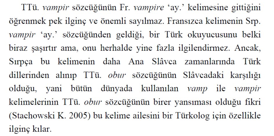 baharcetiner_'s tweet photo. Vampir kelimesi Türkçe "obur" kelimesinden geliyor. Çok ilginç bir bağlantı.
Marek Stachowski-Etimoloji https://t.co/iMq3KyFncc