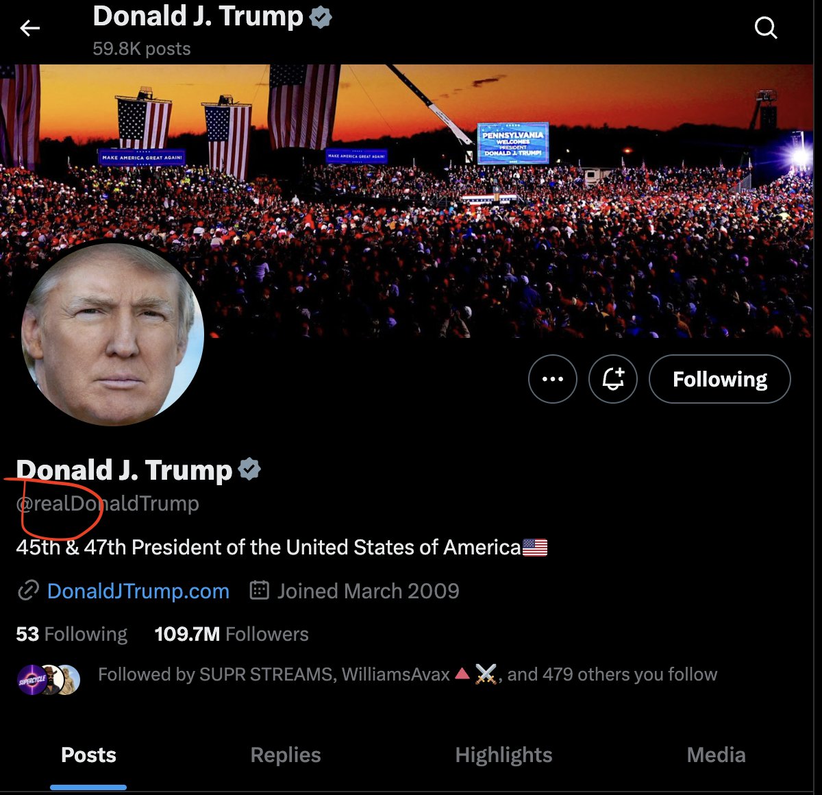 wow crazy that the president of the united states of america is $super aligned (real)
