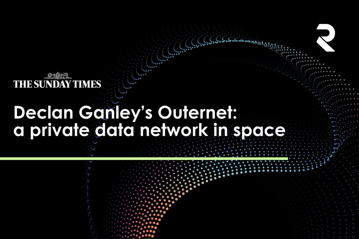 This insightful <a href="/ST__Ireland/">The Sunday Times Ireland</a> article features our CEO <a href="/declanganley/">Declan Ganley</a>, exploring why the world needs the #Outernet and what makes Rivada's space-based system unique. 

Who will use the Outernet?  How will a self-contained private network in space bring more security than other LEO