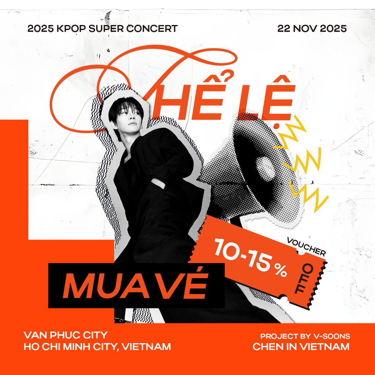 exochenvietnam's tweet photo. 𝙏𝙄𝘾𝙆𝙀𝙏𝙄𝙉𝙂 𝙄𝙉𝙁𝙊𝙍𝙈𝘼𝙏𝙄𝙊𝙉
Psst 🤫 keep your eyes peeled for CCVN-exclusive promo code for VIP, A1 & B1 ticket purchase!
https://t.co/ShpLiBIS29 #CHENINHOCHIMINH #CHENINVIETNAM #KPOPSUPERCONCERT #VANPHUCCITY #첸 #종대 #김종대 #엑소 #Jongdae #CHEN #EXO #金钟大 https://t.co/Qx8zIPmFnM