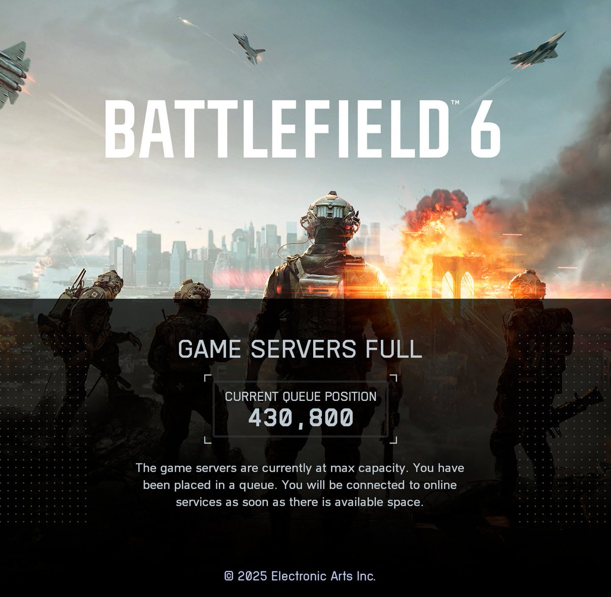 Time to get into the line