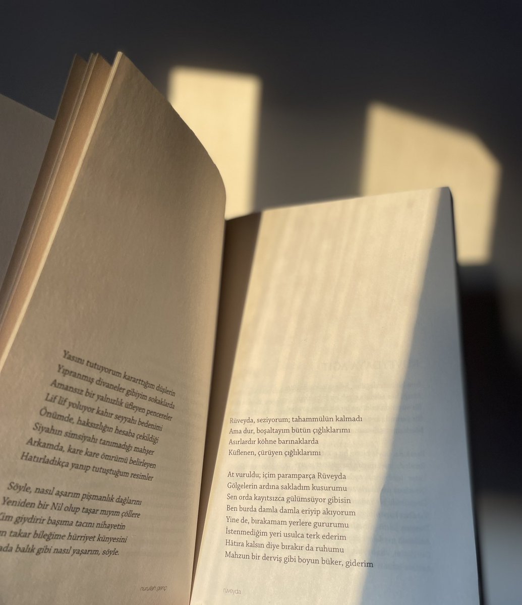 Nurullah Genç'in "Alaca bir at koşar içimde, zamansız, mekânsız, nefese dogru..." diye başladığı şiiri ; "At vuruldu, içim paramparça Rüveydâ.." diye bitirmesi..Herkes bilmez fakat bu bir ölümdür..🥀