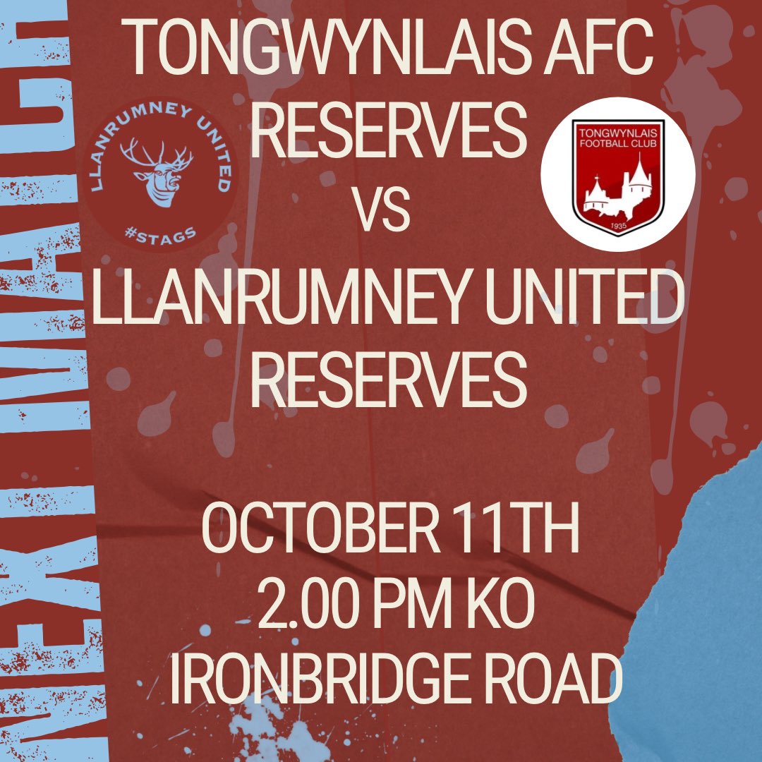 🦌Two Big Senior Games This Weekend for the Stags! ⚽️

It’s another massive Saturday of football as both our Senior Men’s sides are in action! 

👉 The First Team make the trip to Cwrt Rawlin, looking to build on recent performances and bring home a vital 3 points.
👉 The