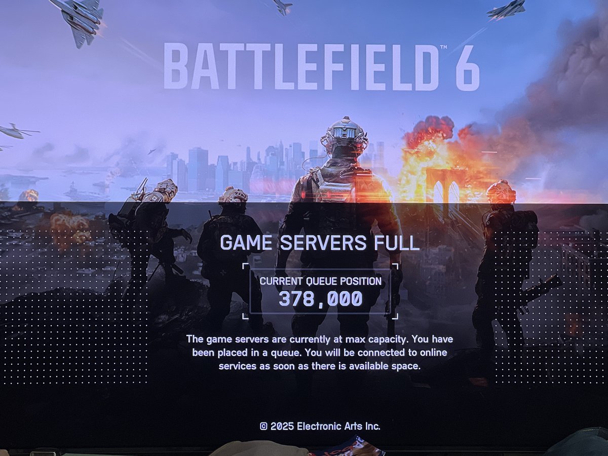 JagSith's tweet photo. @Battlefield @EA @Xbox  yikes. $100 to wait in queue #BF6 #Xbox #EAGames #Xbox https://t.co/rDOOgGL4pO