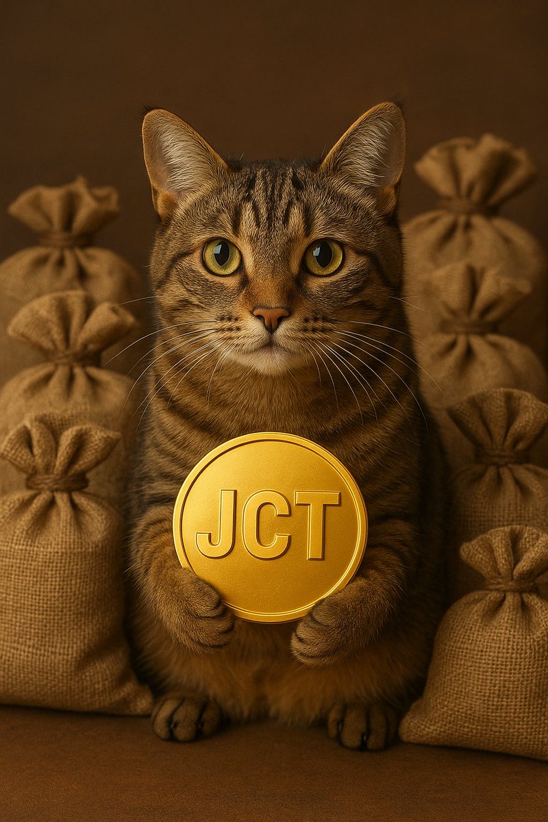 CatFather47's tweet image. $JCT need supporters
Let&apos;s fuel this mission 🔥🚀
#JCT #Tokenization #JIJICAT 
#Solana #BTC