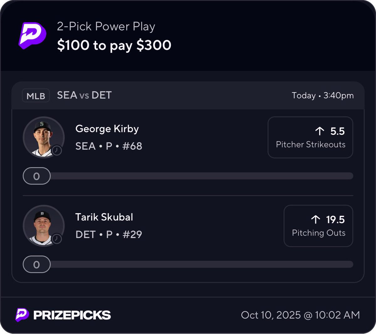 tonyjaa2754's tweet image. MLB 2 piece. Two aces on the mound in an elimination game 💪🏼💰

t.me/+poFlz0TsjAZjM…

prizepicks.onelink.me/gCQS/shareEntr…

#WCBB ⛹️ | #NBA 🏀 | #CBB 🔥 
#Prizepicks 🔐 | #PROPS | #POTD 📋
#GIVEAWAY 👋 | #NHL 🏒 | #Picks
#CSGO 🔫| #WAKEANDCASH 💵
#WNBA 🏀 |