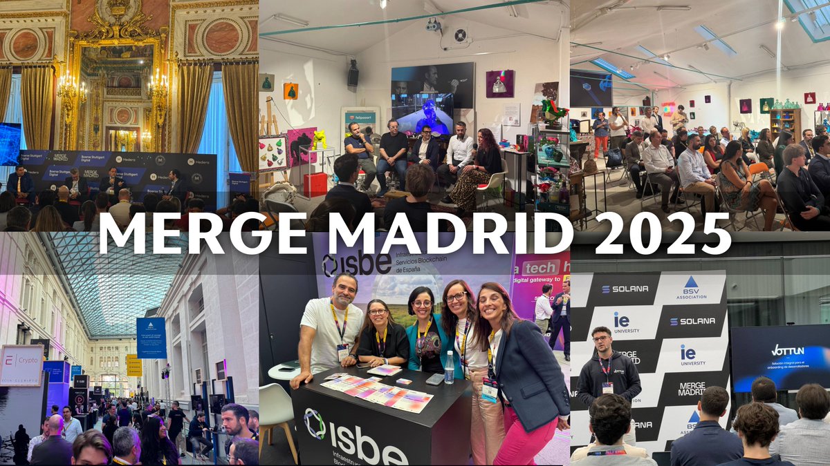 This week we had the pleasure of being part of <a href="/mmerge_io/">MERGE Madrid & São Paulo</a>  2025, one of the most important gatherings for the #Web3 ecosystem in the world, bringing together innovators, builders, and leaders from across the globe.

As part of the event, we organized the Layer 1 Innovation Meetup