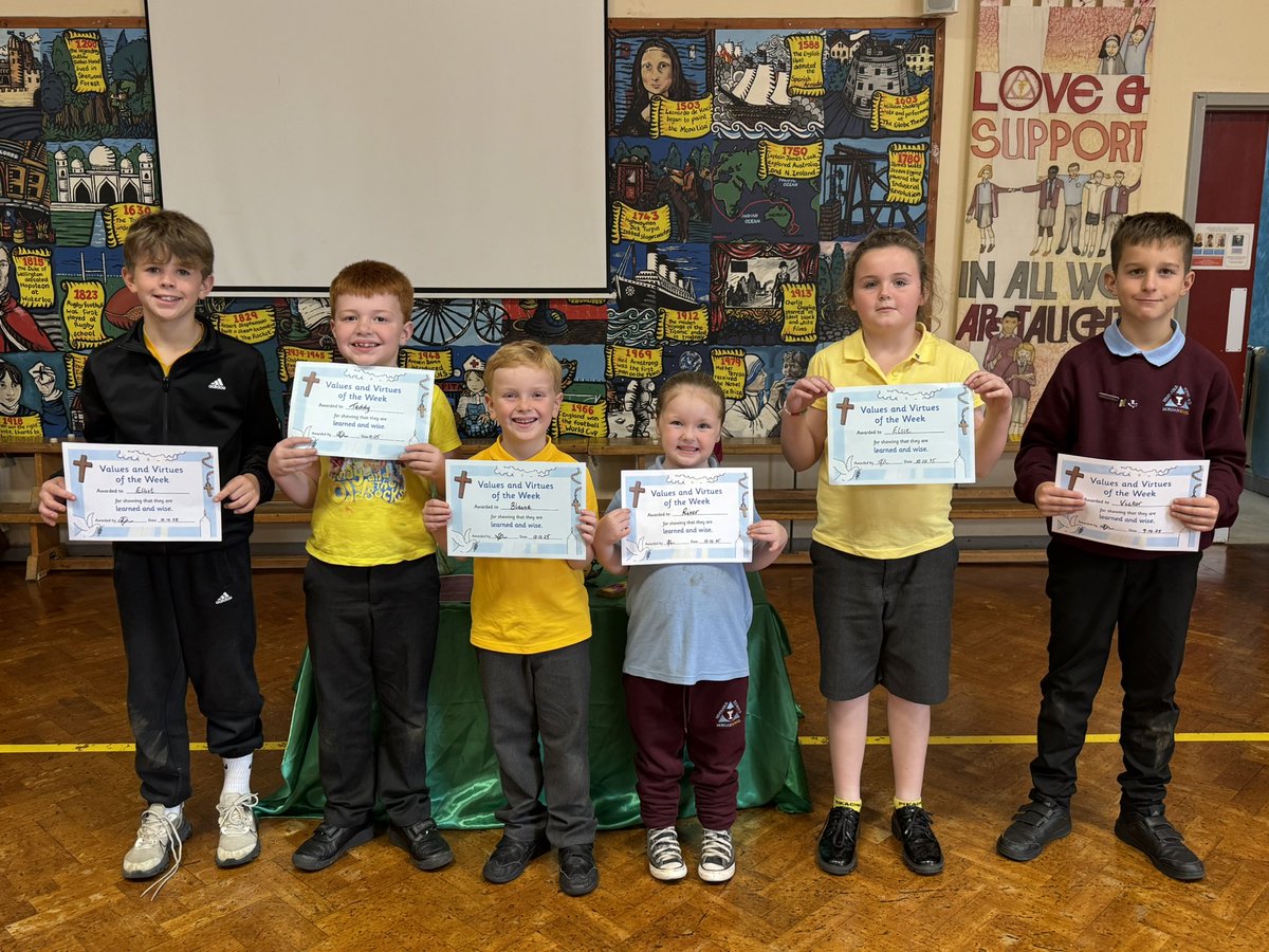 A huge Da Iawn to all of our pupils that were awarded Merit Awards and Virtues of the Week in Assembly today 🙌👏❤️
