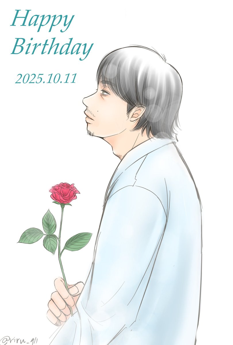 riru_411's tweet photo. お誕生日おめでとうございます🎊
いろんな所で杉田さんのお声が聴けることを楽しみにしています
#杉田智和誕生祭2025
 #杉田智和生誕祭2025 https://t.co/lPllFK8c7V
