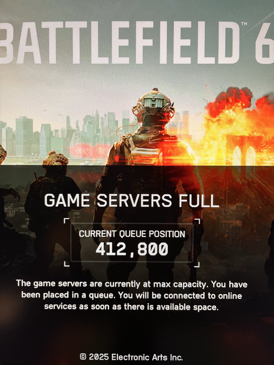 Now this is a launch ✨ #Battlefield6