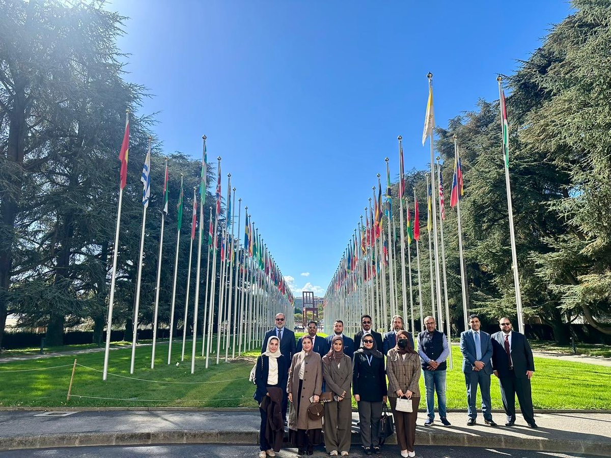 Gulf_Research's tweet photo. The Gulf Research Center (GRC) concluded its week-long Executive Training Program in Geneva, Switzerland, held under the theme “The Role of International Organizations and Multilateral Institutions for Saudi Diplomats.” The program was designed for officials from the Saudi Ministry of Foreign Affairs and other governmental entities.