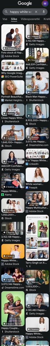 Google pravi, zanesljivo na podlagi izsledkov stroke, da je bela ženska najbolj srečna s črncem.
Naj vas teoretiki zarot ne zavedejo, drage ženske...
Be happy.
