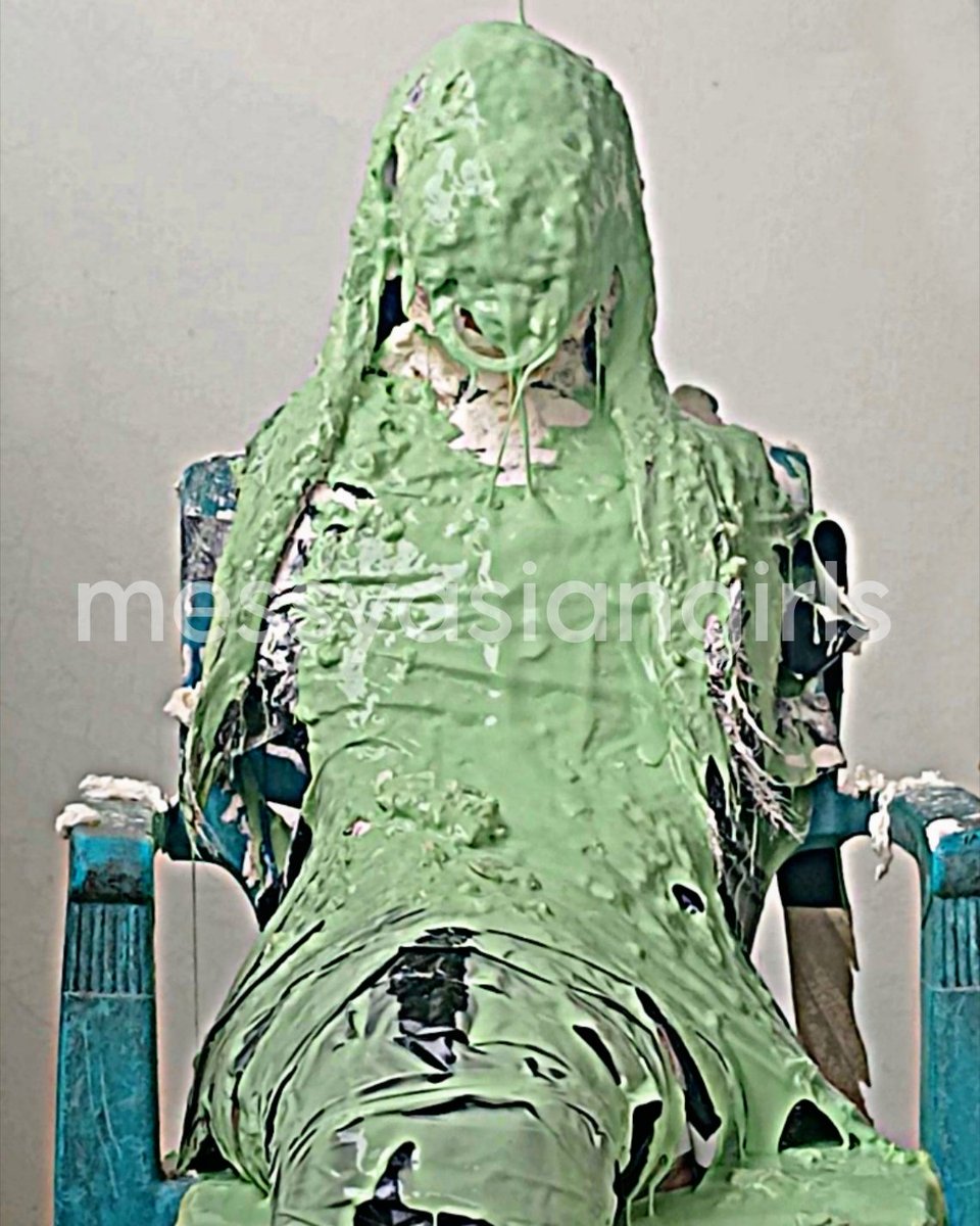 messyasiangirls's tweet photo. Mummified. Pied. Egged. Slimed. Stripped of all dignity and left a shivering, sticky mess.😈

"The Messy Mummy"

📨DM for the full photo album and video
We also accept custom orders

#WAM #messygirl  #wetandmessy #pied #gunged #slimed #gunge #slime #pies #piedgirl #egged https://t.co/8whOwaveeR