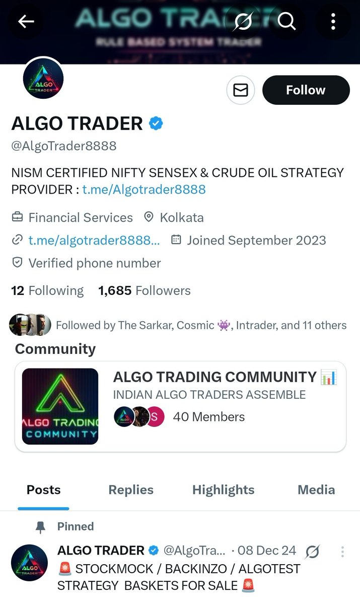 PRAFULKULKARN18's tweet image. Received multiple DMs &amp;amp; comments that this guy operates under multiple IDs, gets into trading groups &amp;amp; scams people.

Posting a few IDs I received here for awareness.