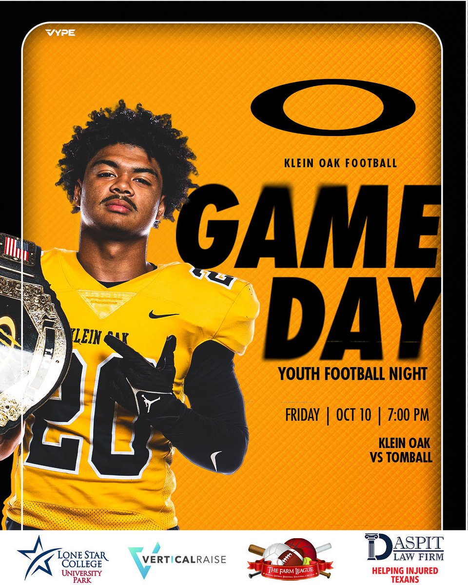KLEINOAKFB's tweet image. GAME DAY.

#OakEm #thecOde
