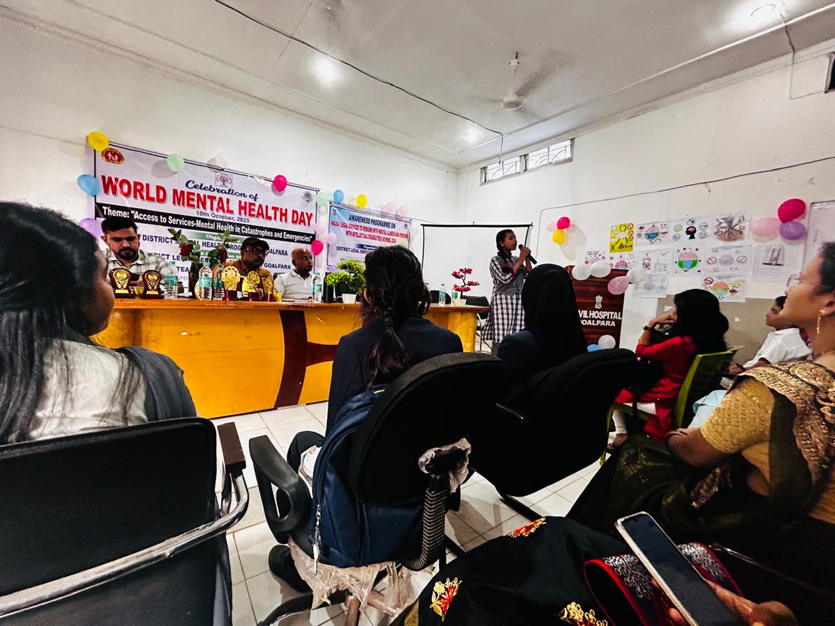 HealthGoalpara's tweet photo. Glimpses of various activities carried out in connection with the celebration of World Mental Health Day #Goalpara @himantabiswa @TheAshokSinghal @MoHFW_INDIA @nhm_assam https://t.co/1x3X24U6SL
