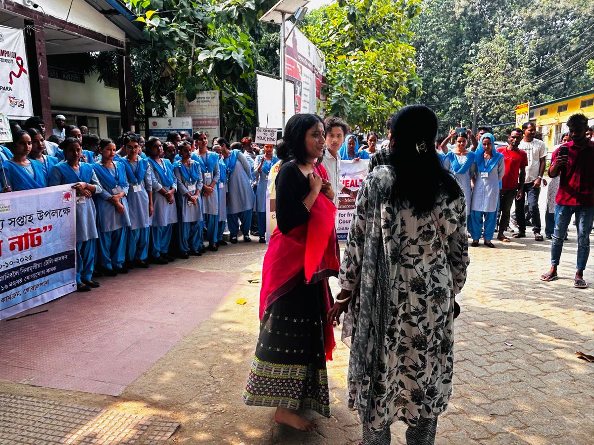 HealthGoalpara's tweet photo. Glimpses of various activities carried out in connection with the celebration of World Mental Health Day #Goalpara @himantabiswa @TheAshokSinghal @MoHFW_INDIA @nhm_assam https://t.co/1x3X24U6SL