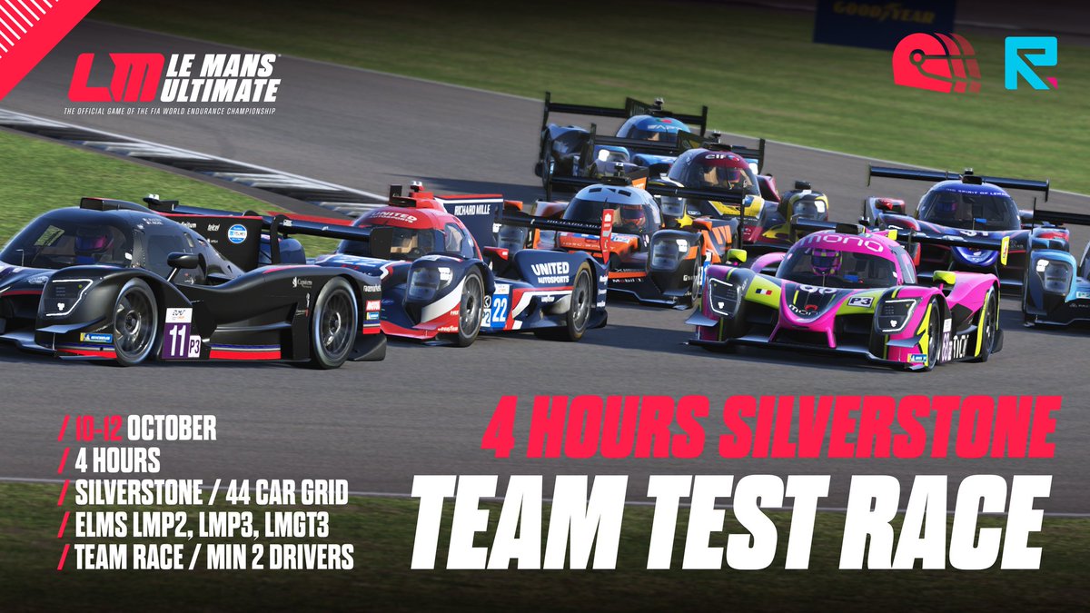 Adrian Blasco (@adrianblasco3) on Twitter photo 🔴 Evento especial 4H en Silverstone!
Arrancamos y con prevision de lluvia al final de la carrera 🫣
Vamos!
Twitch.tv/adrianblasco3
<a href="/LeMansUltimate/">Le Mans Ultimate</a> <a href="/SRPracingteam/">SRP Racing Team</a> <a href="/SRPsimracingpro/">SRP SimRacing-Pro.com</a> 🔴 Evento especial 4H en Silverstone!
Arrancamos y con prevision de lluvia al final de la carrera 🫣
Vamos!
Twitch.tv/adrianblasco3
<a href="/LeMansUltimate/">Le Mans Ultimate</a> <a href="/SRPracingteam/">SRP Racing Team</a> <a href="/SRPsimracingpro/">SRP SimRacing-Pro.com</a>