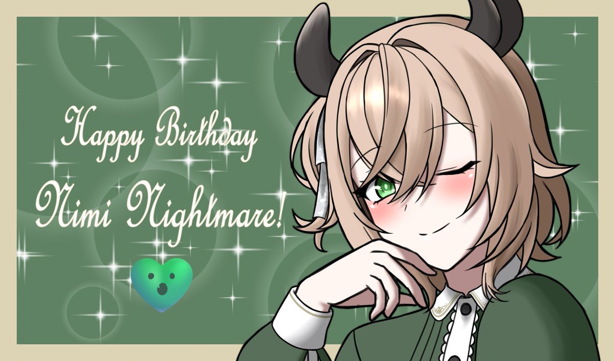 KingDXVI's tweet image. Happy Birthday to the cutest baku to ever do it! Best wishes and much love! 💚
#Nimagery #BirthdayBaku2025