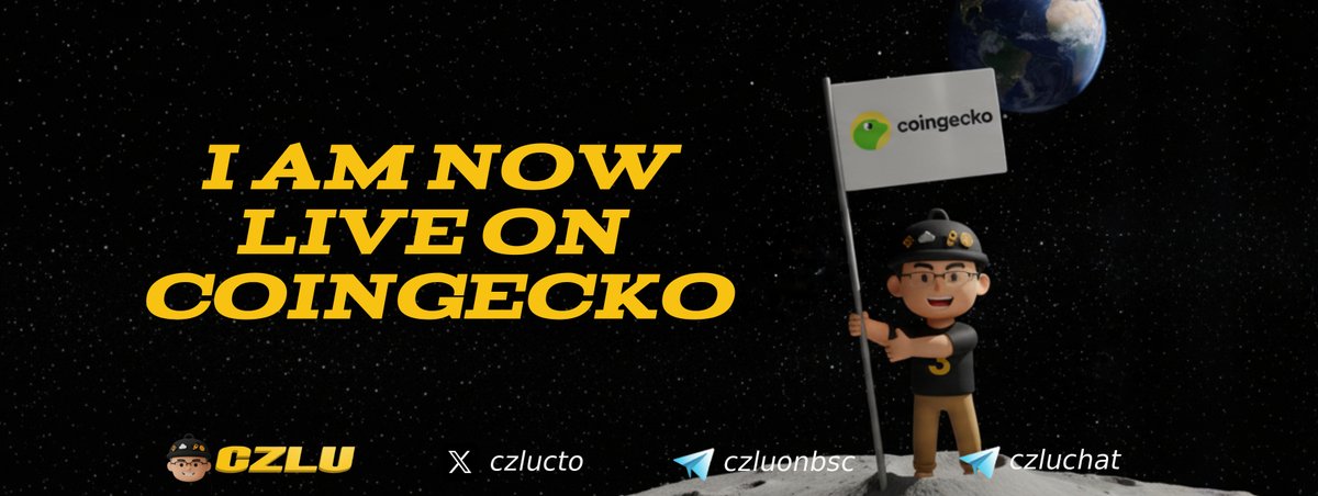 czlucto's tweet image. I AM NOW LIVE ON @COINGECKO ! 😎 $CZLU

coingecko.com/en/coins/czlu