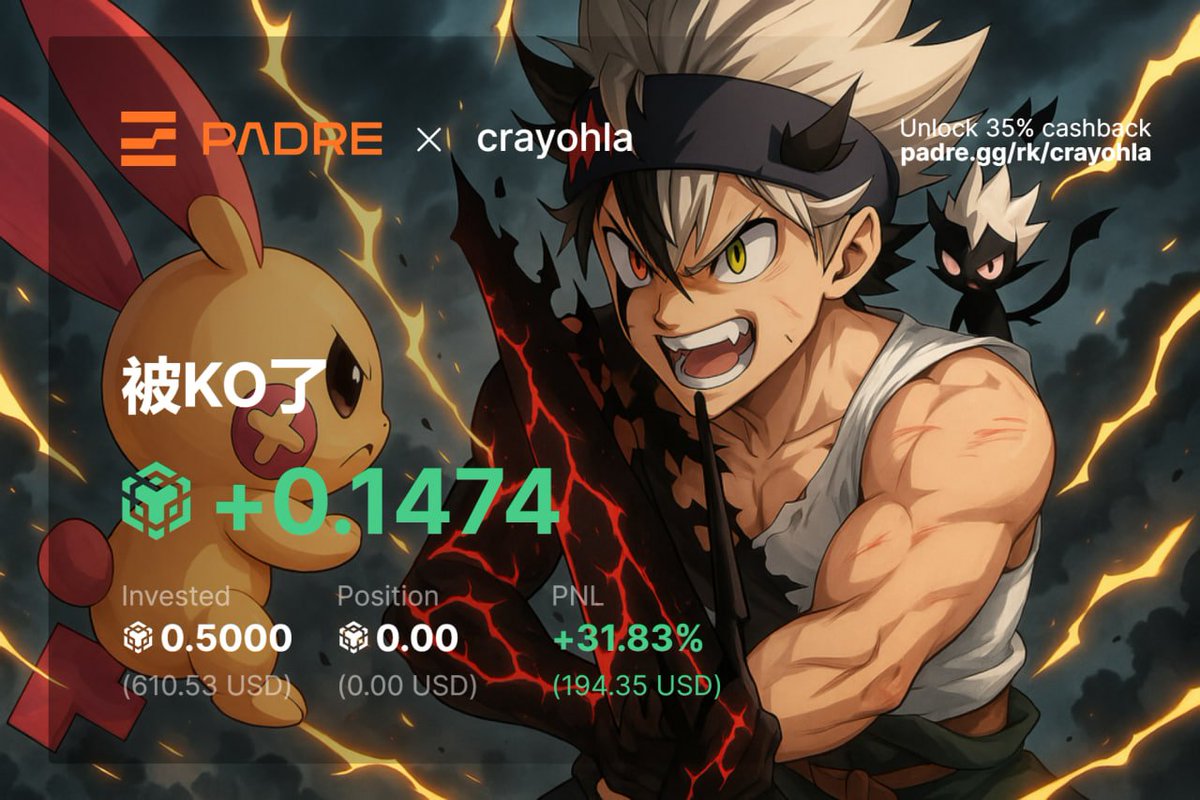 CrayohlaEU's tweet image. currently beta testing BnB with @PadreApp 

Getting nice fills already, its great to see a team dedicated to giving us what we want 🔥