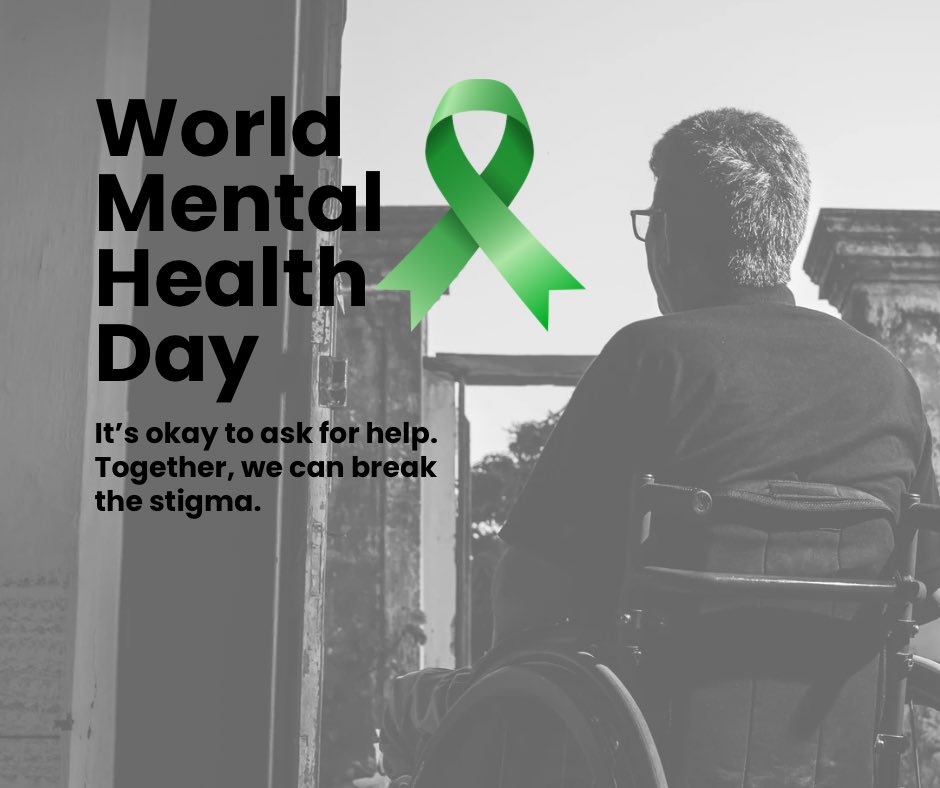 ReachingOut_PRO's tweet photo. 💚 Today is World Mental Health Day!

Taking care of our mental health is just as important as caring for our physical health.

You’re not alone. It’s okay to ask for help, take breaks, and reach out for support.

#WorldMentalHealthDay #YouAreNotAlone #MentalHealthMatters https://t.co/amKynJzxKD