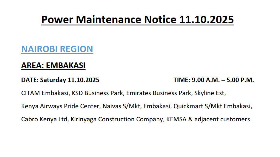 Kenya Power tweet media