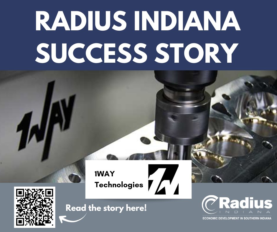 Radius Indiana (@radiusindiana) on Twitter photo Here’s how 1WAY Technologies grew with Radius Indiana’s help: from site selection/incentives to workforce training. Their expansion is boosting jobs and adding value to the community. radiusindiana.com/choose-radius/… #BusinessSuccess #RadiusIndiana Here’s how 1WAY Technologies grew with Radius Indiana’s help: from site selection/incentives to workforce training. Their expansion is boosting jobs and adding value to the community. radiusindiana.com/choose-radius/… #BusinessSuccess #RadiusIndiana