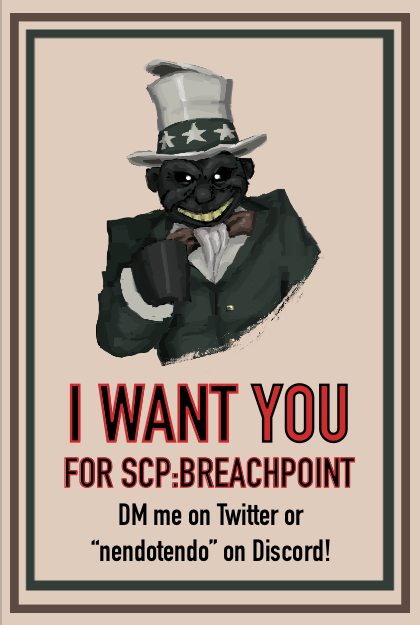 NendoWasTaken's tweet photo. If you or someone you know may be interested in working on an Asymmetrical Survival game based on the SCP Foundation, please contact me!!
Currently we’re accepting
- Modelers
- Animators
- Scripters
- SFX Artist
- Artists
- Builders
#SCPFoundation #RobloxDev #scpf https://t.co/94Em84chNL