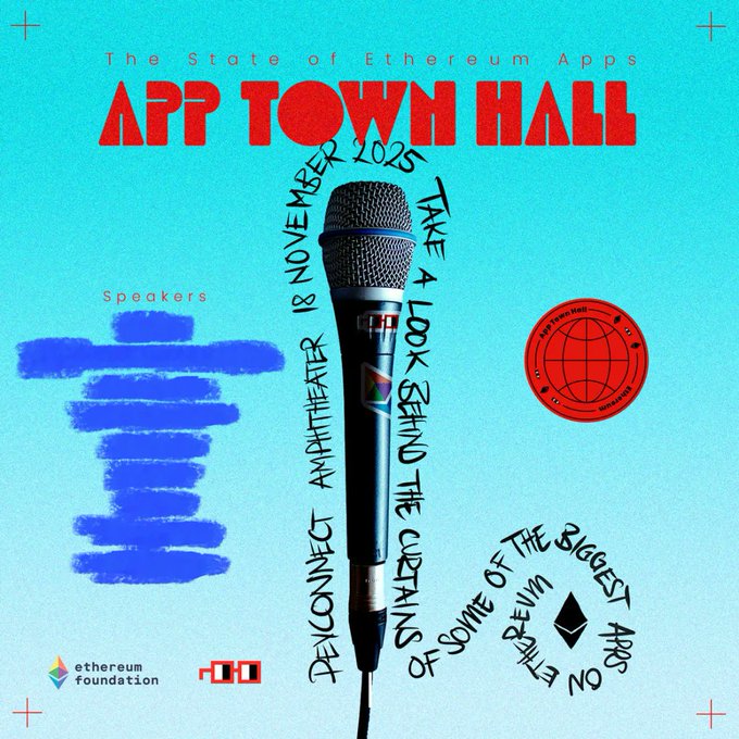 The State of Ethereum Apps App Town Hall 2025 海报