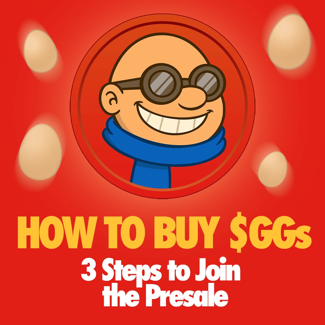 Based_Eggman's tweet photo. 🥚 Becoming part of the Eggman Army is simple.

📜 CA: 0x7f23e5fc401bdfcdc9ad3970ff52f65de73ba8ed

1️⃣ Go to https://t.co/8SluKb5e2o: Connect Wallet

2️⃣ Choose BUY $GGs → select crypto & amount → approve in your wallet → tokens hit your dashboard.

3️⃣ Enter the official TG → meet fellow Eggman soldiers → discuss gaming, memes & alpha.