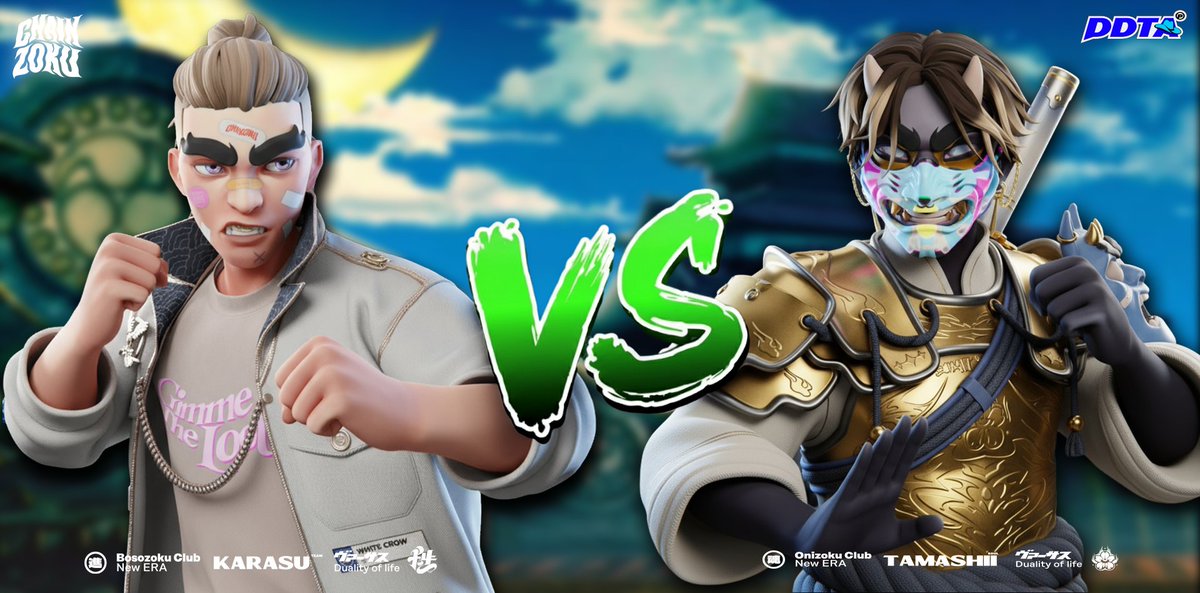 BosoZoku Militia vs OniZoku Soul Guardians

The elite protectors of Todai City’s clans.

Pick your fighter.