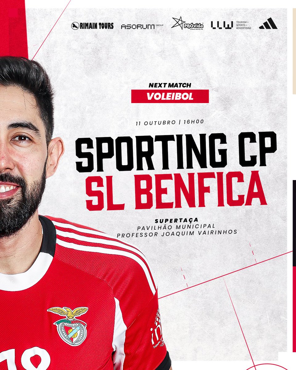 🏆 Amanhã é dia de Supertaça! 

#VóleiBenfica