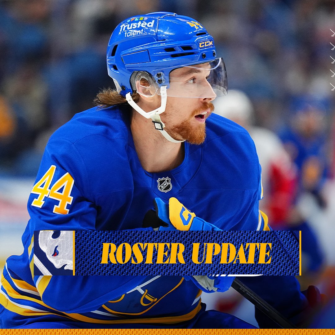 We have recalled Josh Dunne from <a href="/AmerksHockey/">Rochester Americans</a>.

Details → bufsabres.co/4o4NgGM