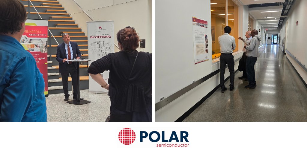 🔬 Small Science, Big Impact! 📣

Yesterday, Polar representatives attended Nano Day at the MN Nano Center, hosted in partnership with the International Institute for Biosensing.

#PolarSemiconductor #NanoDay #Semiconductors #NanoTechnology #STEM #UofMN #IndustryCollaboration