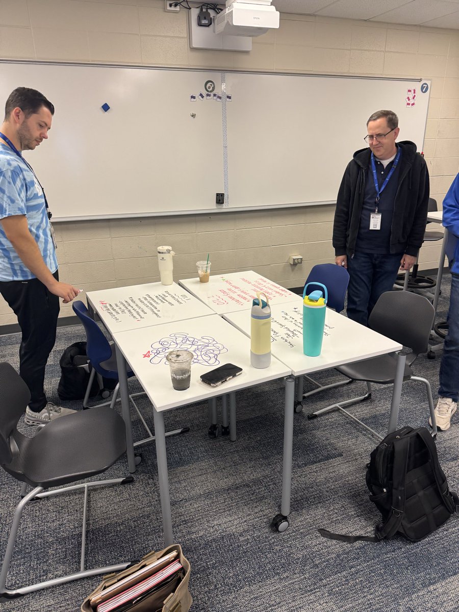 angieczajkowska's tweet photo. Our teachers are lifelong learners! Love seeing everyone diving into new ideas and growing together on Institute Day. #D95Learns #PortraitOfAGraduate #LifelongLearner #LZHSMATH https://t.co/OXi0CdwgEx