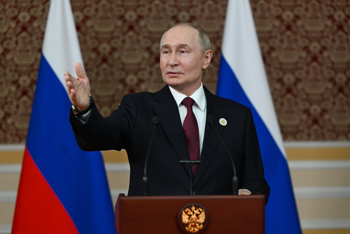 Rusya Devlet Başkanı Vladimir Putin:
 
▪️ Orta Doğu'da en önemli konu Filistin devletinin kurulmasıdır.

▪️ Rusya'nın Gazze'deki durumu çözmek için sunabileceği şeyler var.