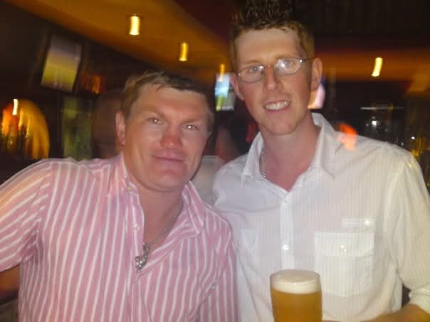 Watching Ricky Hatton's funeral and the stories from fans. He really did take time for everyone. A true 'man of the people' type persona. He'll always be my favourite boxer. 

My story was from working in Tenerife watching him on karaoke and air guitar Johnny Cash. RIP legend