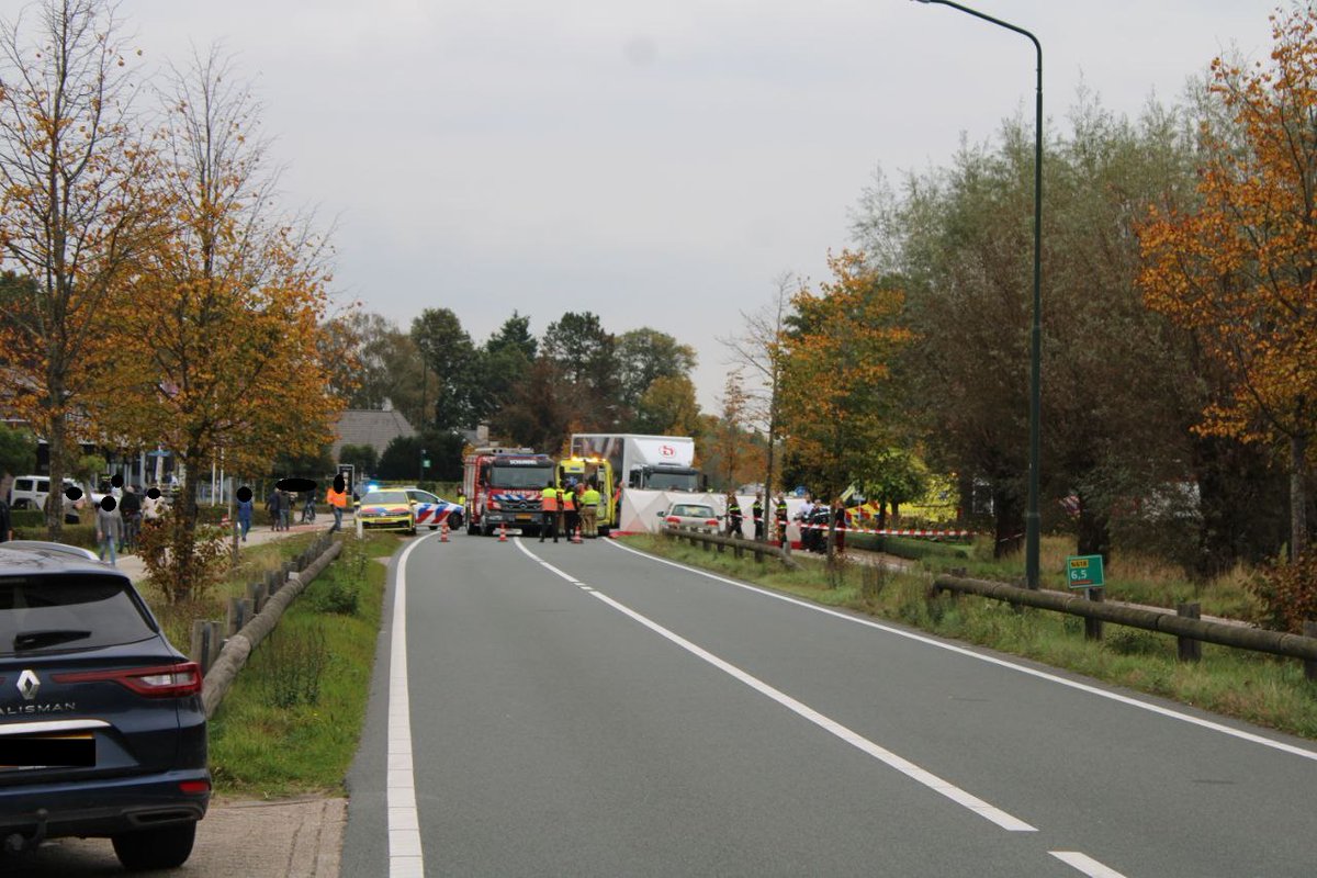 Fietser overleden bij ernstig ongeval in Schijndel