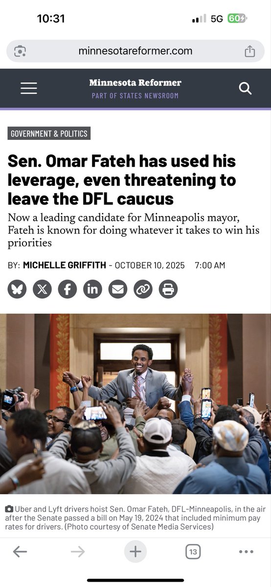 darwinforsyth's tweet image. There&apos;s nothing progressive about threatening to leave the DFL 3 times, which would have handed power back to the MNGOP in the State Senate.