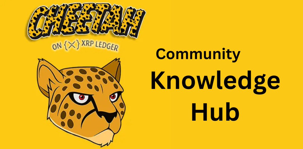 CheetahXRP's tweet photo. 📢 Exciting News, CHEETAH Community! 📢

We're thrilled to announce the official launch of the CHEETAH Knowledge Base – your ultimate hub for all things CHEETAH! Designed to empower our growing community, this resource provides in-depth information on Web3 fundamentals, with a special focus on XRP and the XRPL, to help onboard newbies, deepen understanding for veterans, and drive innovation.

Whether you're exploring your first transaction, building dApps, or seeking advanced insights, the Knowledge Base equips you with interactive tools, videos, diagrams, and charts to learn at your pace. Head over to https://t.co/BOhPE4yD3I now to and start your journey!

We value your voice – what topics, features, or expansions would make this even better? Share your ideas in the comments or on our Discord/Forums. Let's build the future of $CHEETAH together!

#RunWithTheCheetah #XRPL