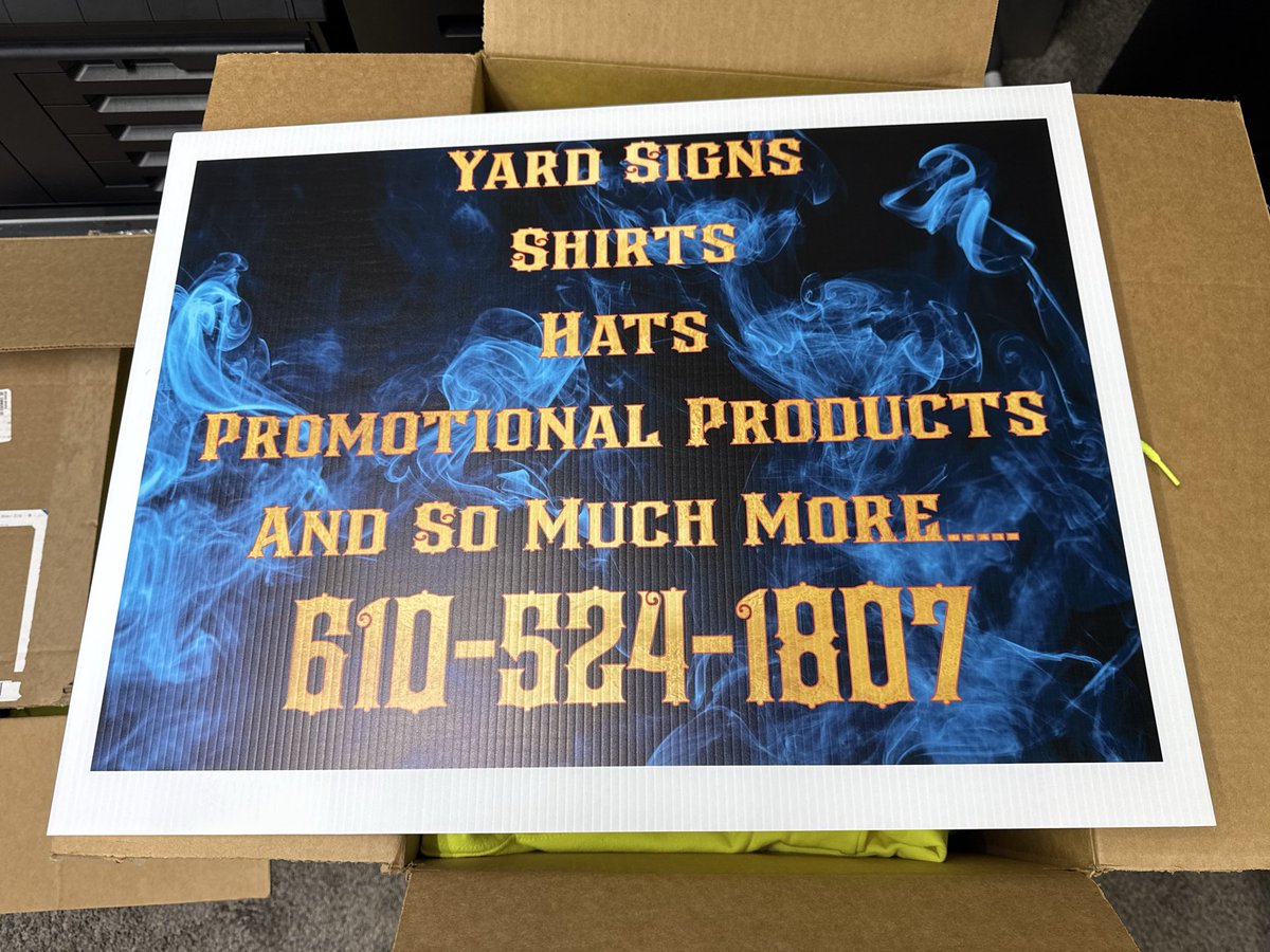 thin_threads's tweet image. Are you or someone you know running for office ? Are you looking for signage for an event? Do you know someone that is graduating and signs are wanted? Look no further?  Front and back printing available on signs with stakes for ground. #thinlinethreads #explorepage